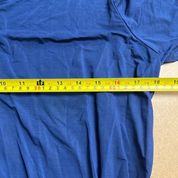 Anthropologie Dolan Sanibel Blue Sleeve Side Tie Dress Size S - Picture 5 of 7